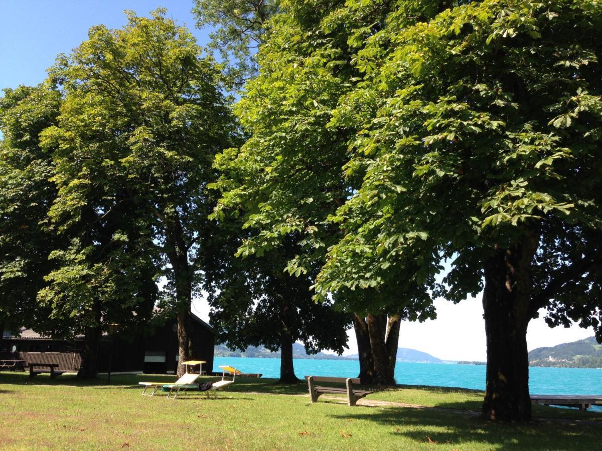 See-Hotel Post Am Attersee Вайсенбах ам Атерзее Екстериор снимка